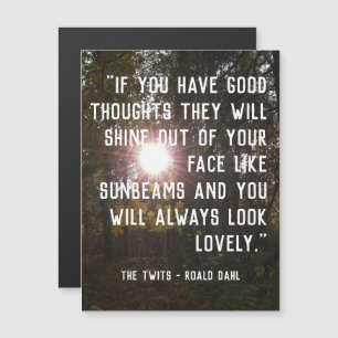 Citação de Uplifing Personalizável Magnética -