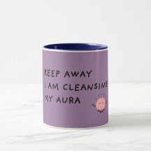 Citação Divertida Vibrações Relaxadas Caneca de Ca