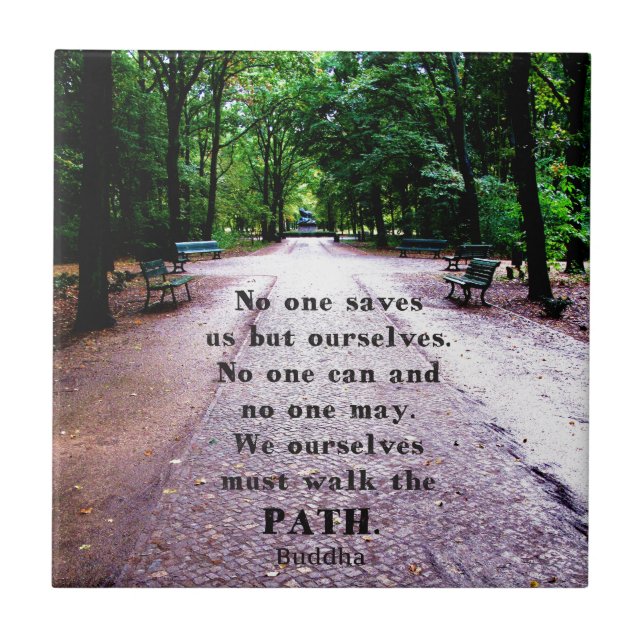 Citação do Caminho do Buda (Frente)