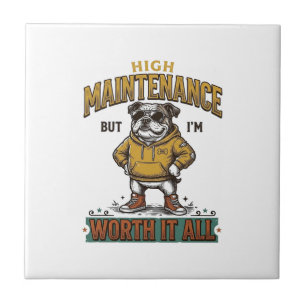 Citação engraçada de Bulldog Camiseta de gravura v