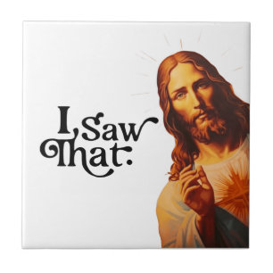 Citação Engraçada Jesus Meme Eu Vi Aquilo Cristão