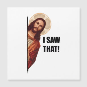 Citação Engraçada Meme de Jesus, Eu Vi Que Jesus