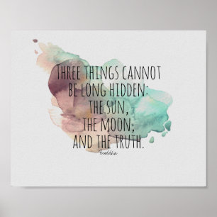 citação inspiradora poster Buddha no texto da verd