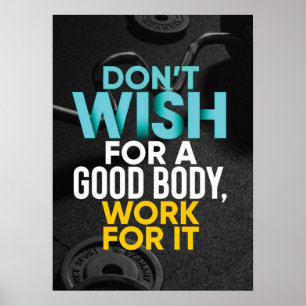 Citação Inspiradora - Poster de Motivação de T