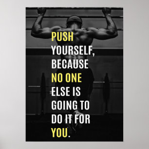 Citação Inspiradora - Poster de Motivação de T
