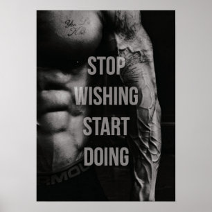Citação Inspiradora - Poster de Motivação de W