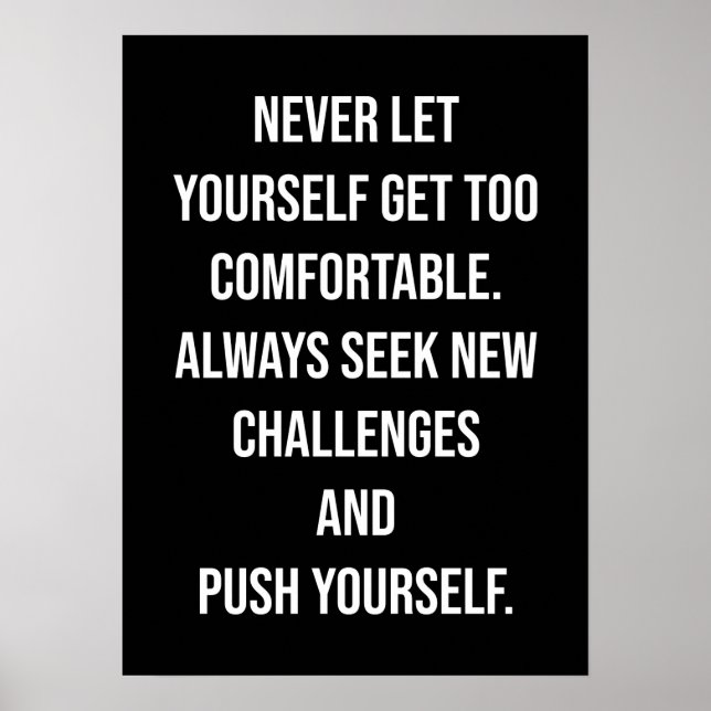 Citação Inspiradora - Poster de Motivação de Worko (Frente)