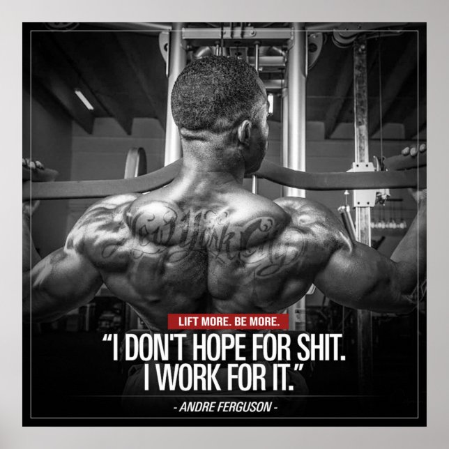 Citação Inspiradora - Poster de Motivação de Worko (Frente)