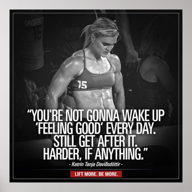 Citação Inspiradora - Poster de Motivação de Worko (Frente)