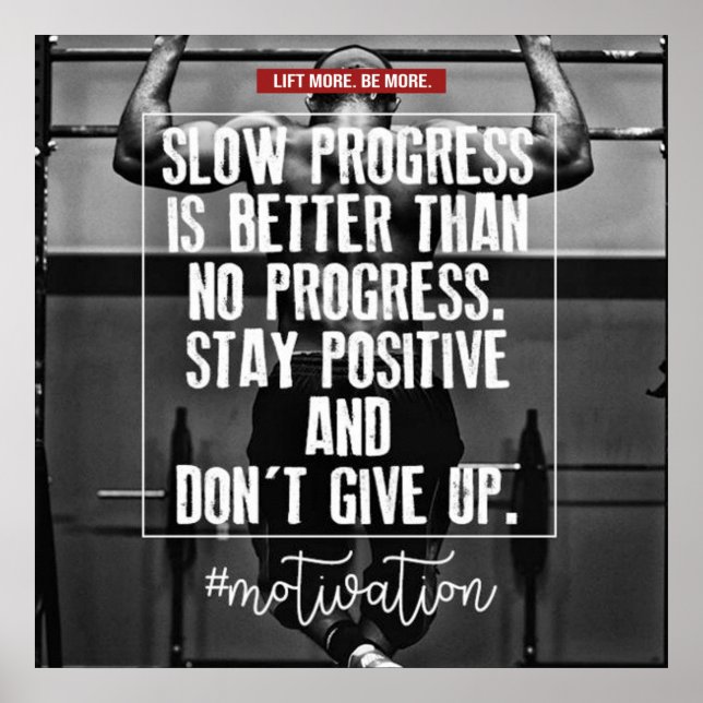 Citação Inspiradora - Poster de Motivação de Worko (Frente)