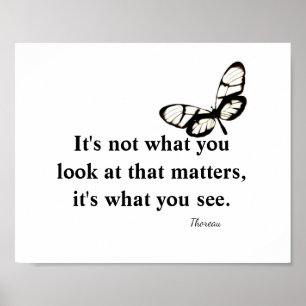 citação inspiradora poster preto e branco