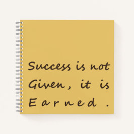 Citação Minimalista de Sucesso "O Sucesso Não é Da