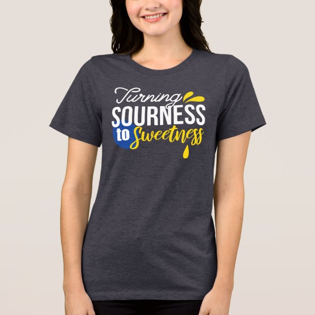 Citação Motivacional de Limão de Areia a Doce (Frente)