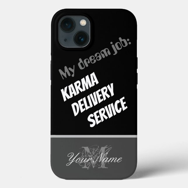 Citação motivacional: Karma Delivery Service! (Verso)