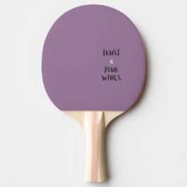 Citação Motivacional Positiva Raquete de Ping Pong