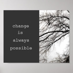 citação motivacional poster de arte fotográfica