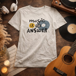 Citação Motivacional Tipografia Música É A Respost