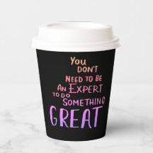 Citação neon motivacional e inspiradora colorida