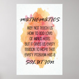 Citação - Posters de matemática