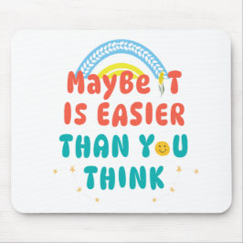 Citação Retro Positiva Mousepad