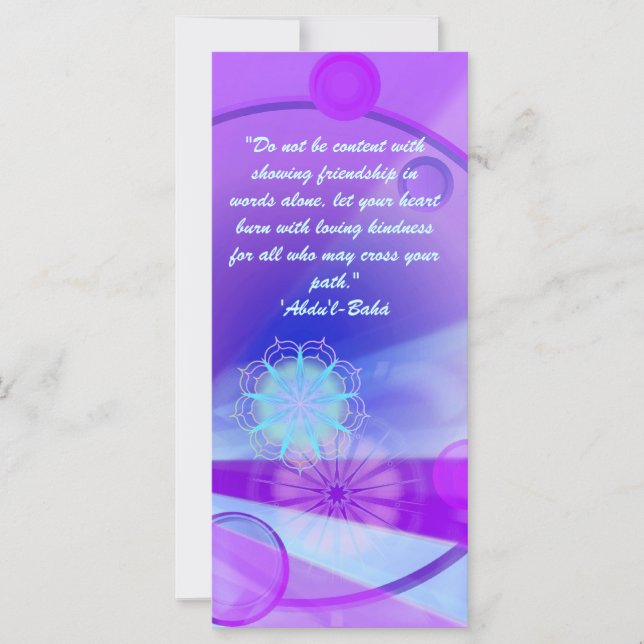 Citação Ruhi da Amizade (Frente)