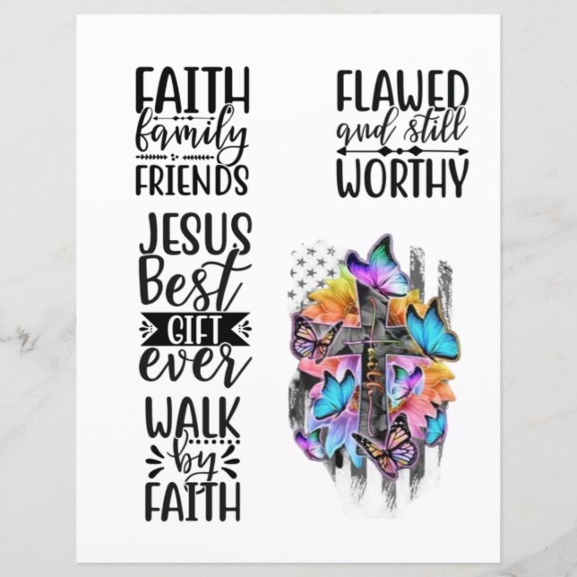 Citações cristãs religiosas de Jesus versículo da  (Frente)