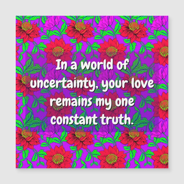 Citações de Irmã (Você é Amada) Flores, Cartão de  (Frente)