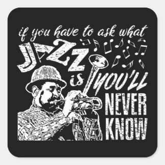 Citações de Jazz - Adesivos de Música