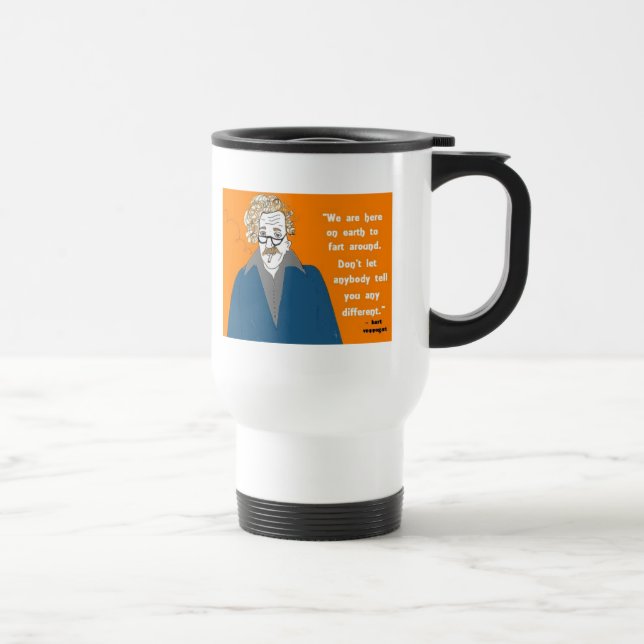 Citações de Kurt Vonnegut da caneca de café (Direita)