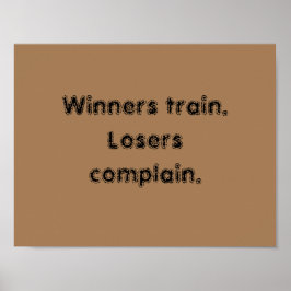 Citações de motivação para academia e pôster marro