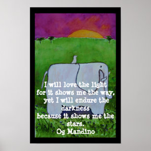 Citações de Og Mandino - POSTER