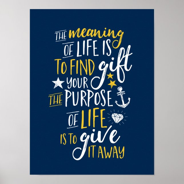 Citações de Poster de Motivação Inspiracional (Frente)