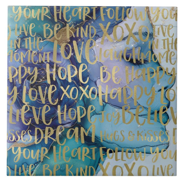 Citações Douradas Inspiradoras de rosto feminino a (Frente)