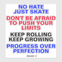 Citações e Frases - Adesivos de Skate de Rua