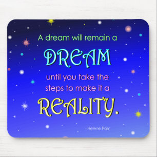 Citações ideais inspiradas Mousepad
