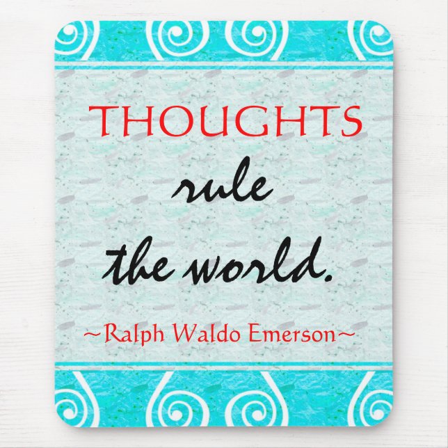 Citações Mousepad da motivação de Emerson (Frente)