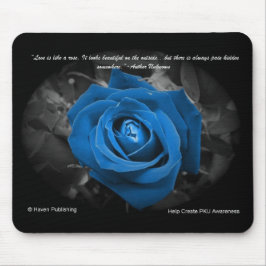 Citações Mousepad do rosa do azul