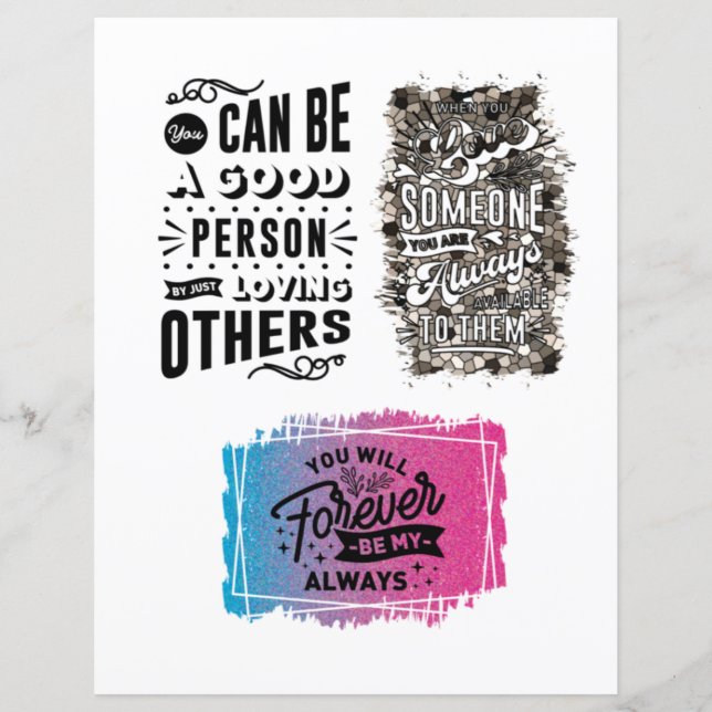 Citações Românticas do Dia de os namorados de Amor (Frente)