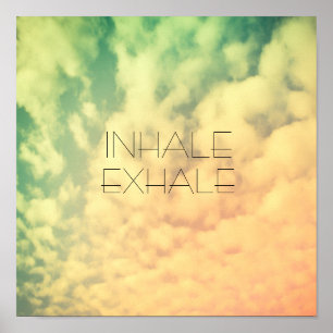 citar texto de poster de tipografia em nuvens