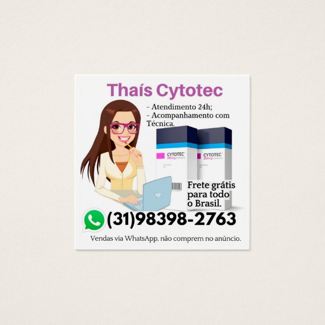 Citottec Misoprostol compra segura (Frente)