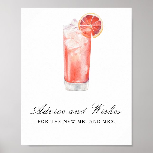 Citrus - Advice and Wishes for Newlyweds Poster (Frente)