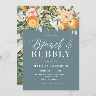 Citrus, brunch e borbulhamento de chá de panela la