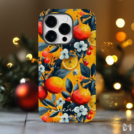 Citrus e Berry Patterno vibrantes para uma aparênc