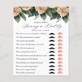 Citrus Greenery | Jogo Chá de fraldas | PAI MAMÃE