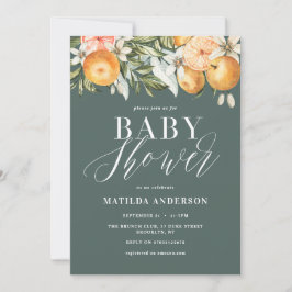 Citrus, laranja + chá de fraldas florescente