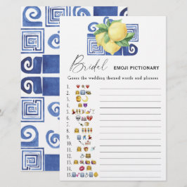 Citrus limão - jogo de adivinhação de emoji de chá