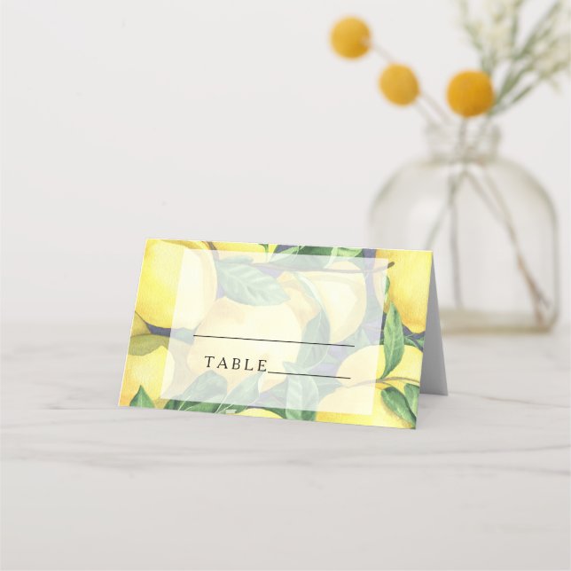 Citrus limon - cartões postais (Frente)