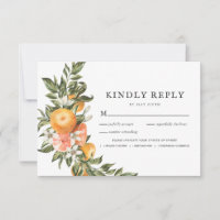 Citrus Orchard | Boho Greenery RSVP c/Meal