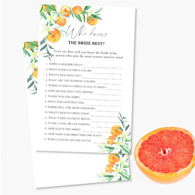 Citrus - Quem conhece o melhor jogo da noiva (Criador carregado)