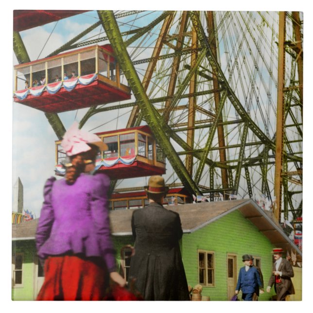 City - Chicago,IL - The first Ferris Wheel 1893 (Frente)